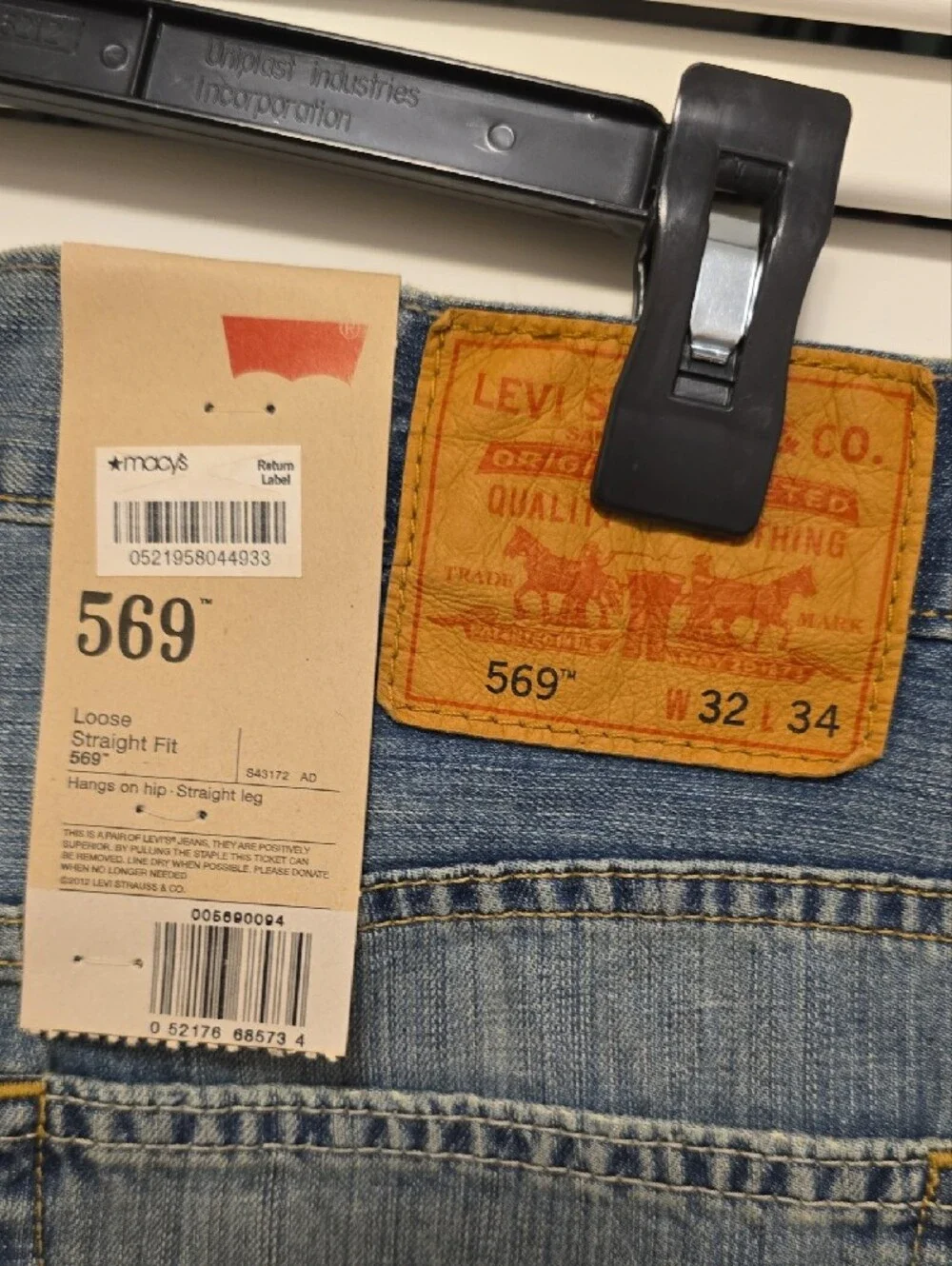 Men's Levi's 569 Loose Straight Fit Denim Jeans